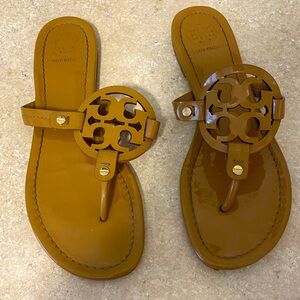 Tory Burch tan Miller Sandals